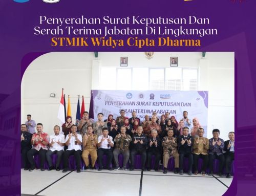 Penyerahan Surat Keputusan Dan Serah Terima Jabatan Di Lingkungan STMIK Widya Cipta Dharma