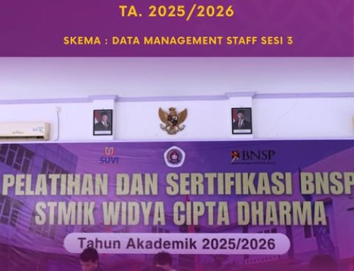 Pelatihan dan Sertifikasi BNSP Skema Data Management Staff – Sesi 3