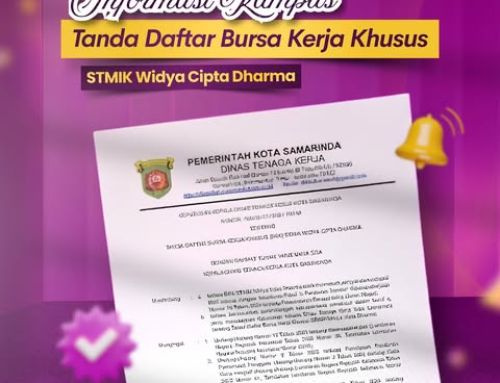 Tanda Daftar Bursa Kerja Khusus STMIK Widya Cipta Dharma